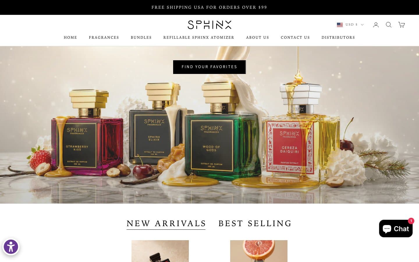 Sphinx Fragrances store preview